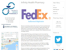 Tablet Screenshot of infinityhealthpharmacy.com